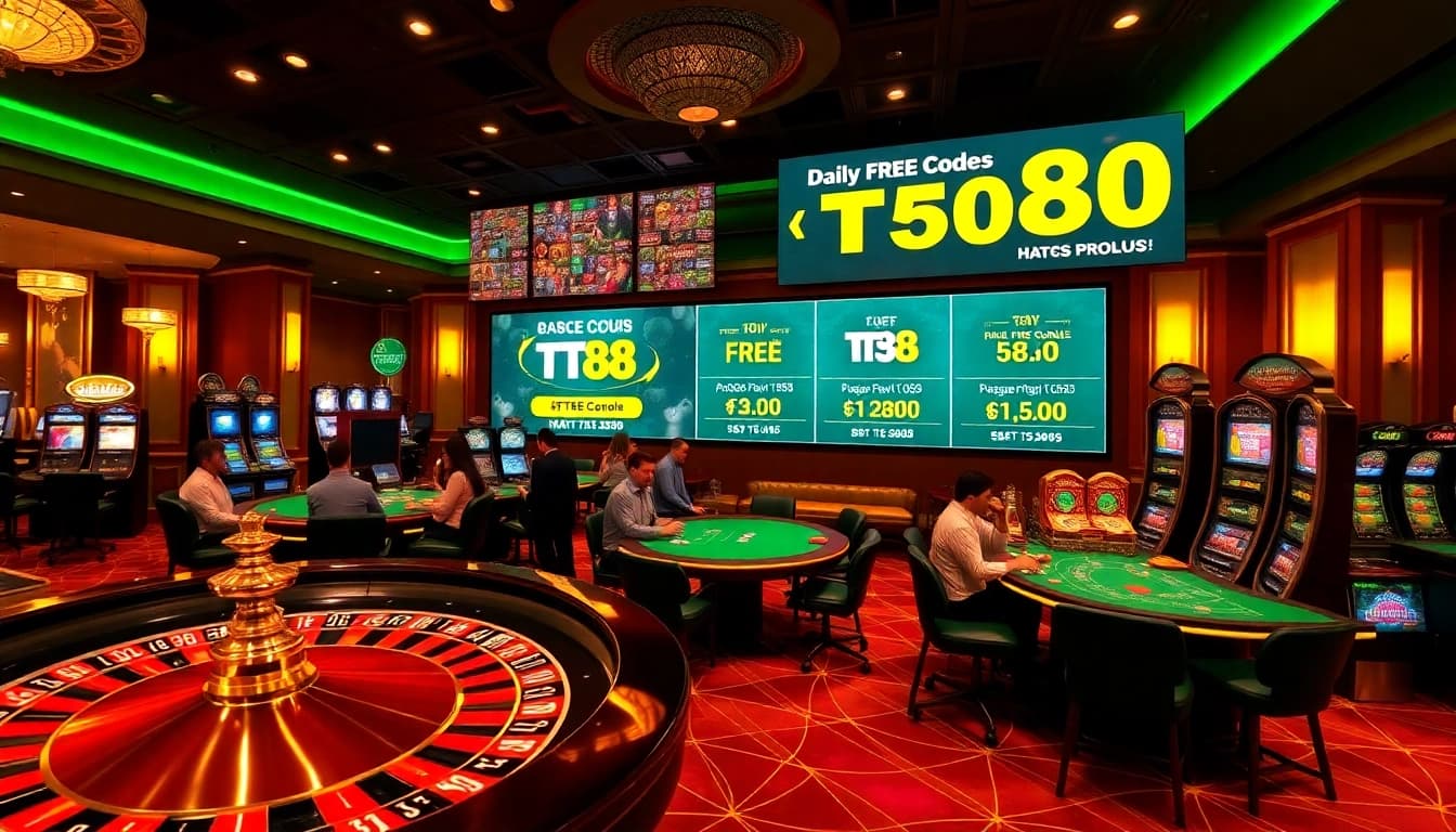 Experience the excitement of TT88 with engaging casino gameplay and vibrant visuals.