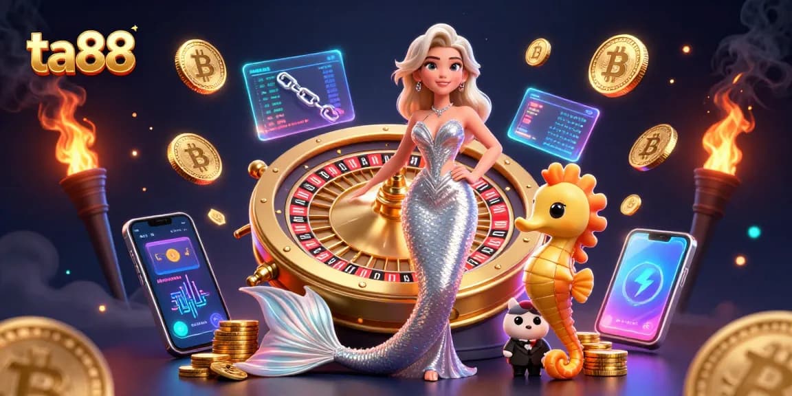 Experience thrilling gameplay at ta88 with a stunning roulette scene featuring vibrant 3D elements.