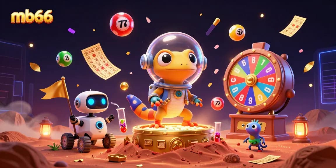 Engage with mb66 as a Martian gecko and robot uncover a buried golden casino.