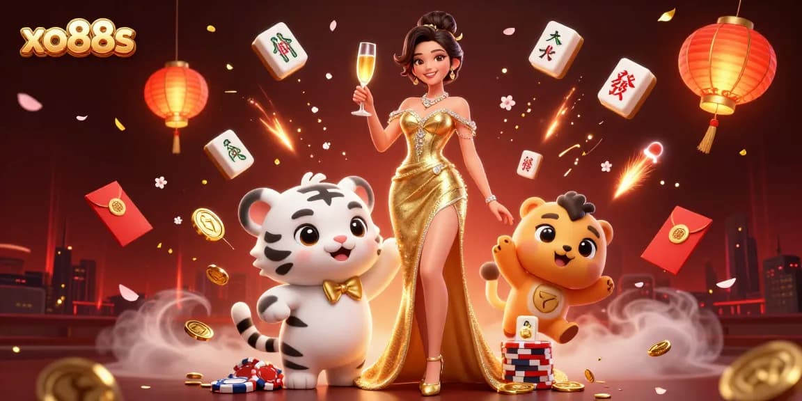 Experience thrilling gameplay and stunning rewards at xo88s with glamorous characters and vibrant casino elements.