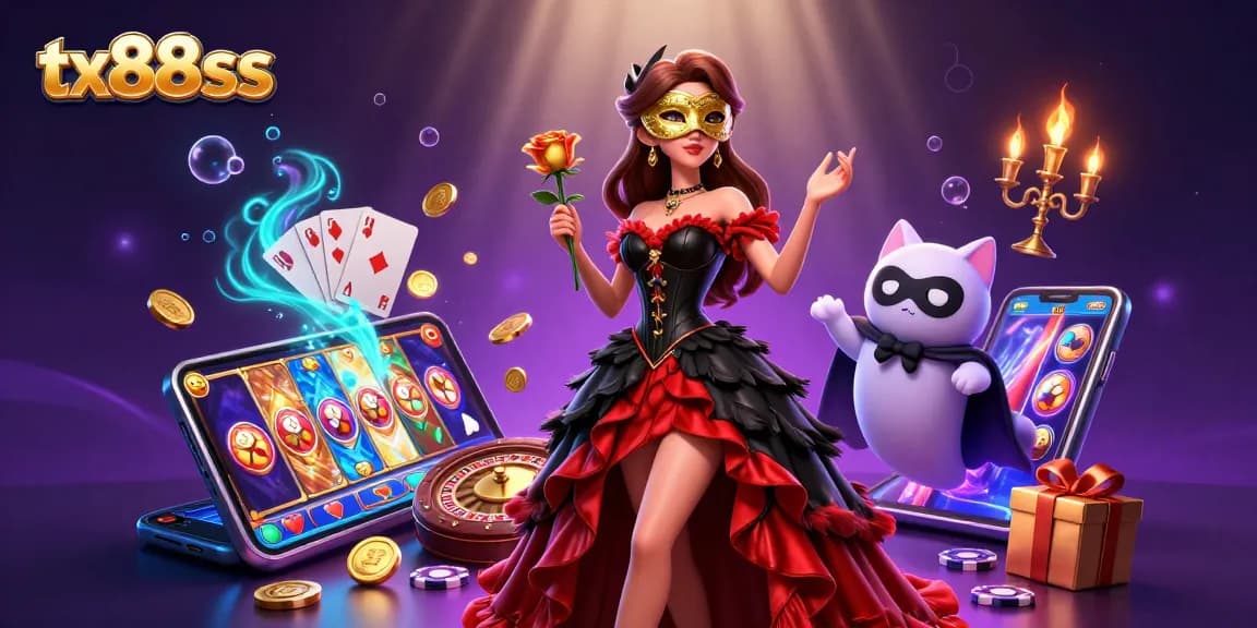 Experience exciting gameplay action at tx88ss with a stunning 3D lady and gambling elements.
