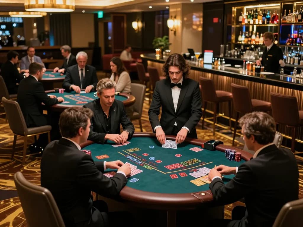 Experience thrilling blackjack at bet88's luxurious casino, where strategy meets excitement.