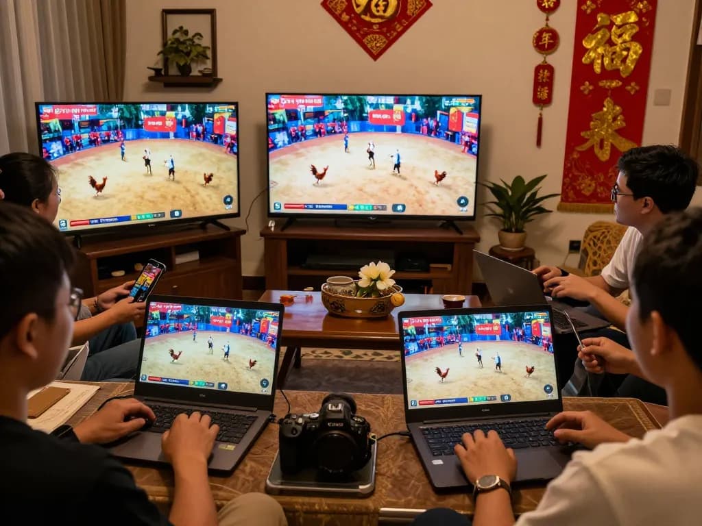 Xem đá gà thomo HD trực tiếp, trình diễn những pha hành động sống động và không gian xem thoải mái.