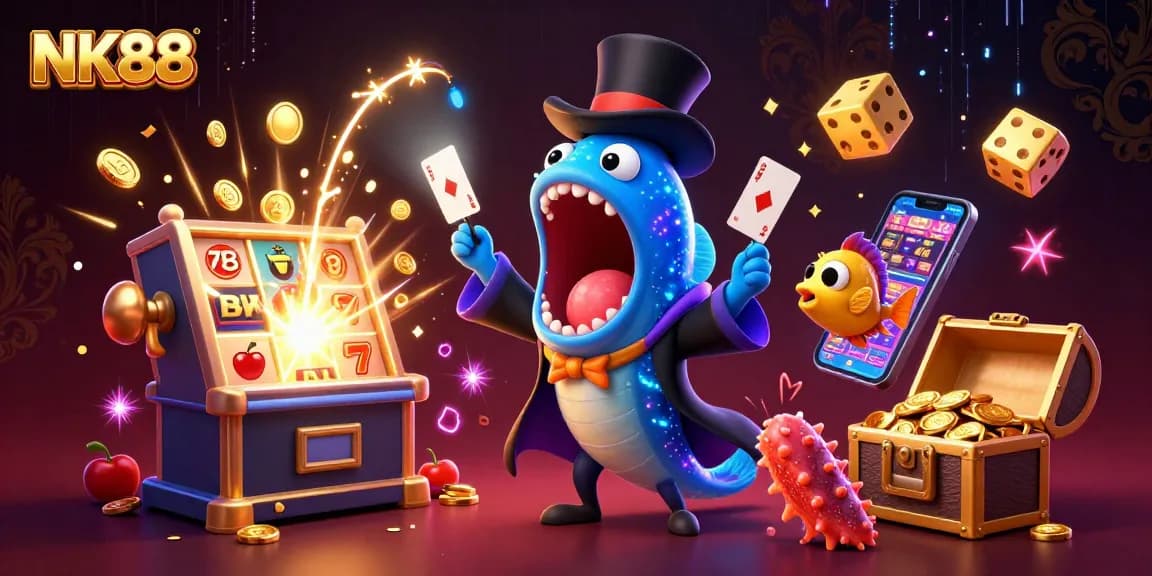 Engage in thrilling gameplay like NK88 with exciting 3D casino characters, bursting with energy and jackpot excitement.