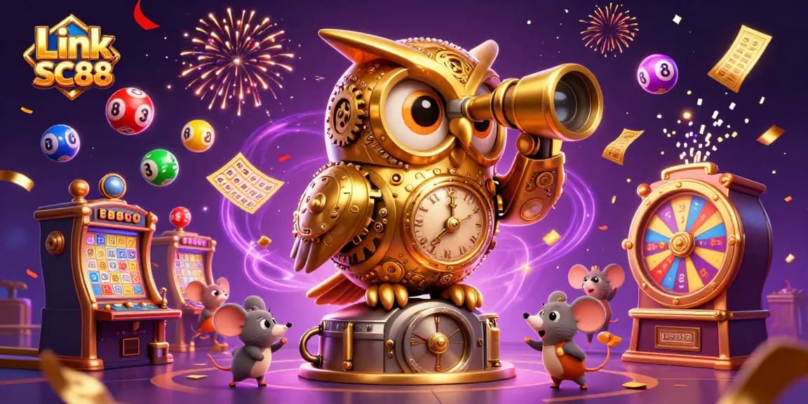 Experience the thrilling excitement of Link SC88 in this dynamic casino scene with vibrant games and lively elements.