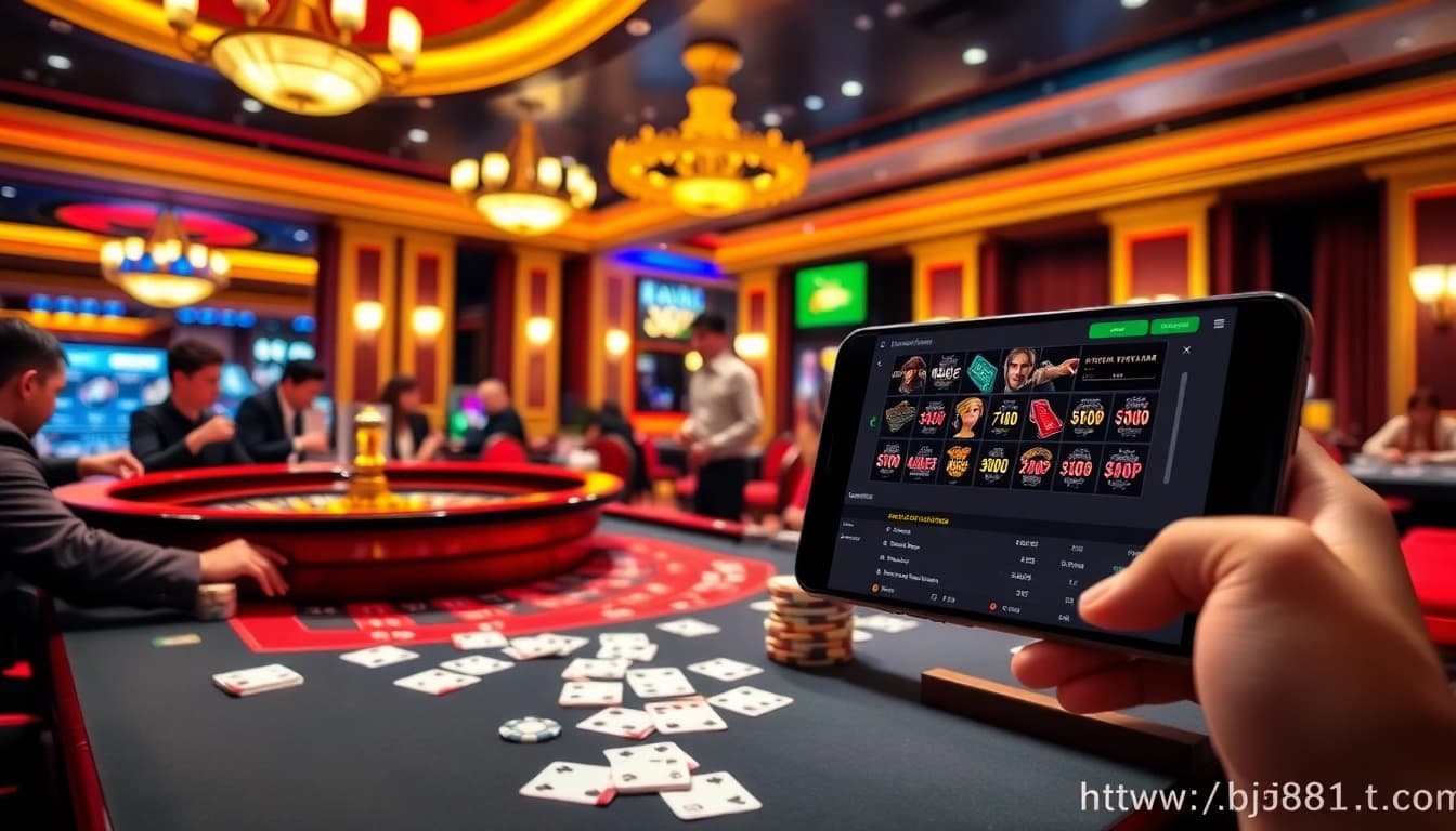 Experience thrilling online betting at https://bj881.it.com/ with vibrant casino visuals and engaging gameplay.