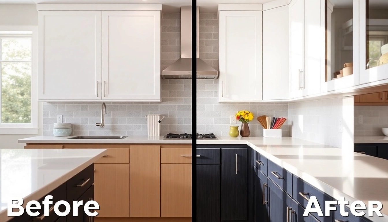 Cabinet Refacing Largo FL showcasing high-quality kitchen transformation with modern designs.