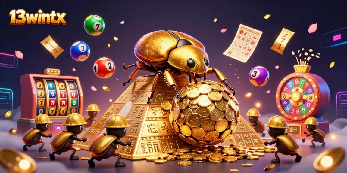 Experience thrilling winnings at 13wintx with a vibrant casino illustration showcasing fun activities.