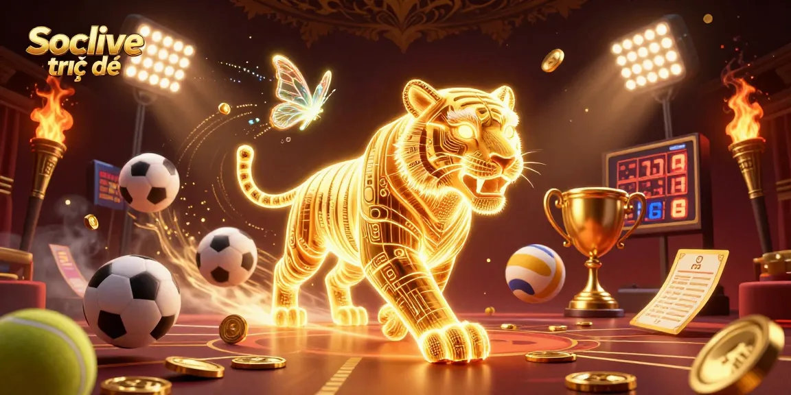 Experience high-quality Socolive trực tiếp sports betting action in a vibrant digital casino scene.
