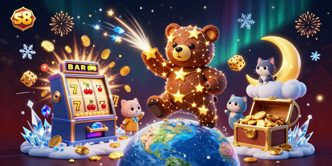 Scoop coins in the enchanting world of S8 casino, where jackpots burst with excitement.
