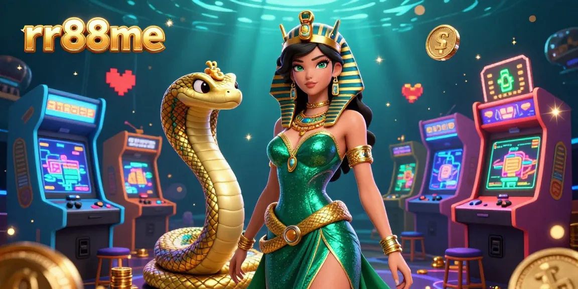 Experience thrilling games at rr88me with a stunning 3D digital illustration filled with casino elements.