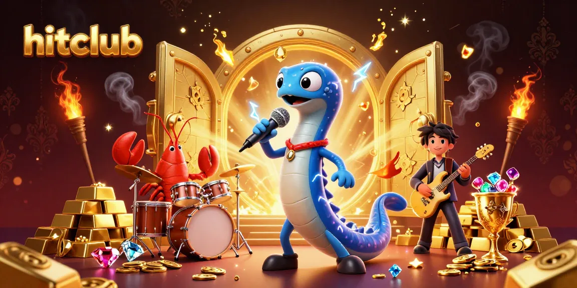 Experience hitclub's underwater casino with a dynamic DJ eel and vibrant treasures