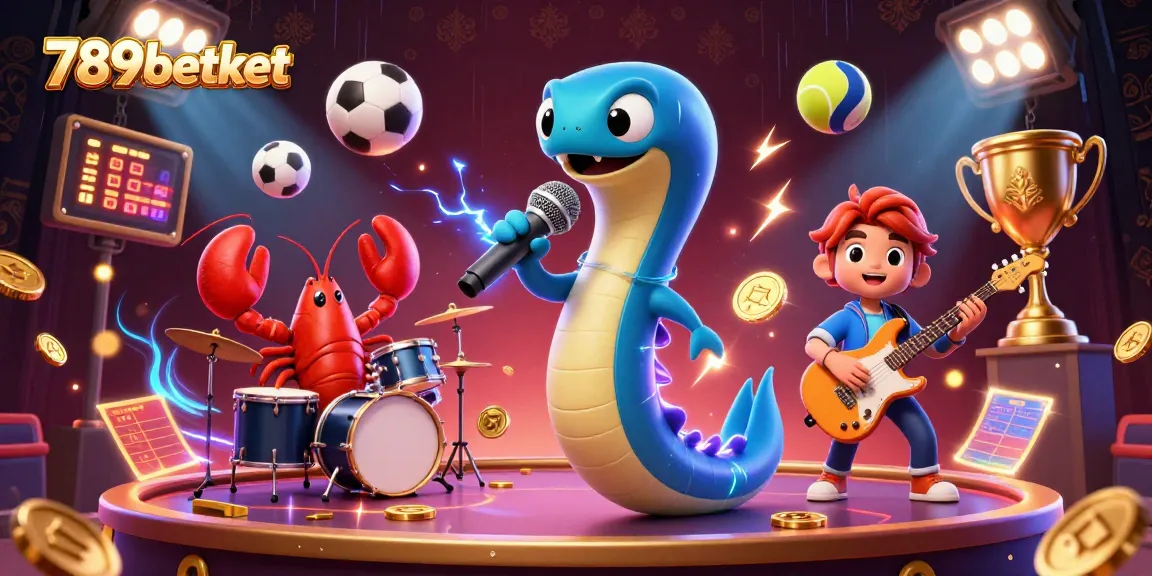 Engage in thrilling gaming at 789betket with electric eel DJ, lobster drummer, and seahorse guitarist.