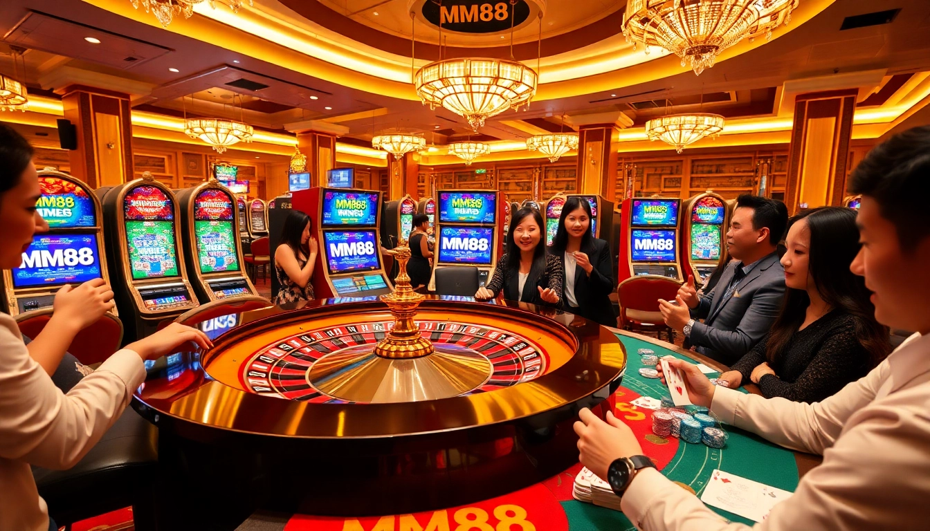 Experience the thrill of winning at MM88 with luxury casino games and vibrant visuals.