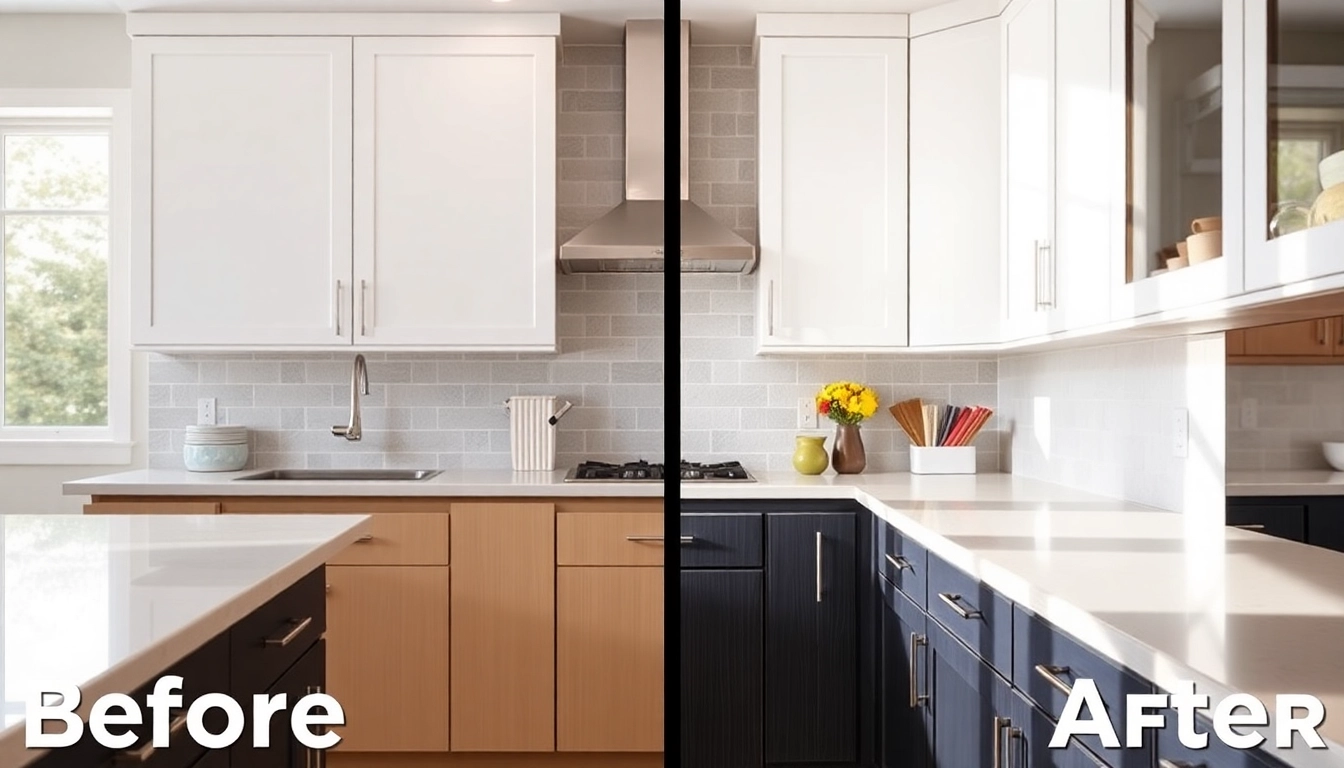 Cabinet Refacing Largo FL showcasing high-quality kitchen transformation with modern designs.