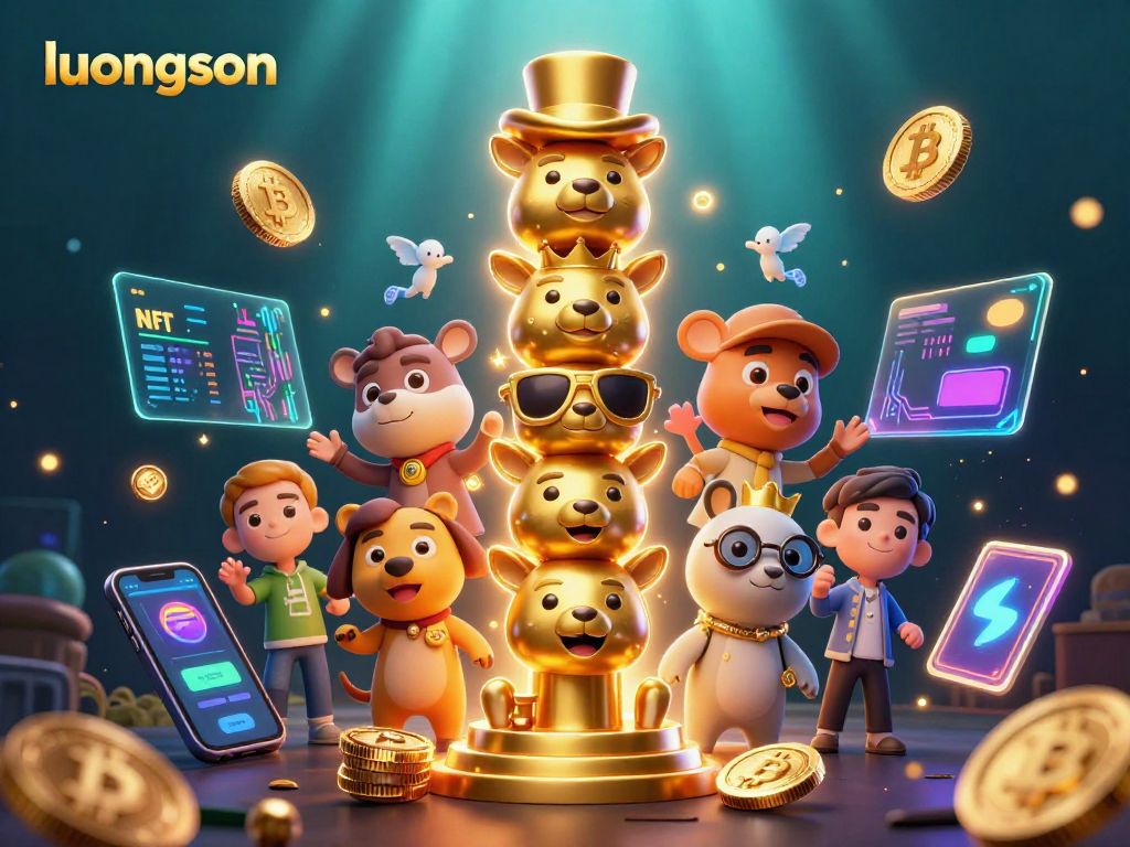 Experience exciting gambling action with luongson in this vibrant casino-themed 3D illustration.