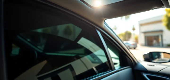 Enhance your ride with ceramic window tint for UV protection and sleek style.