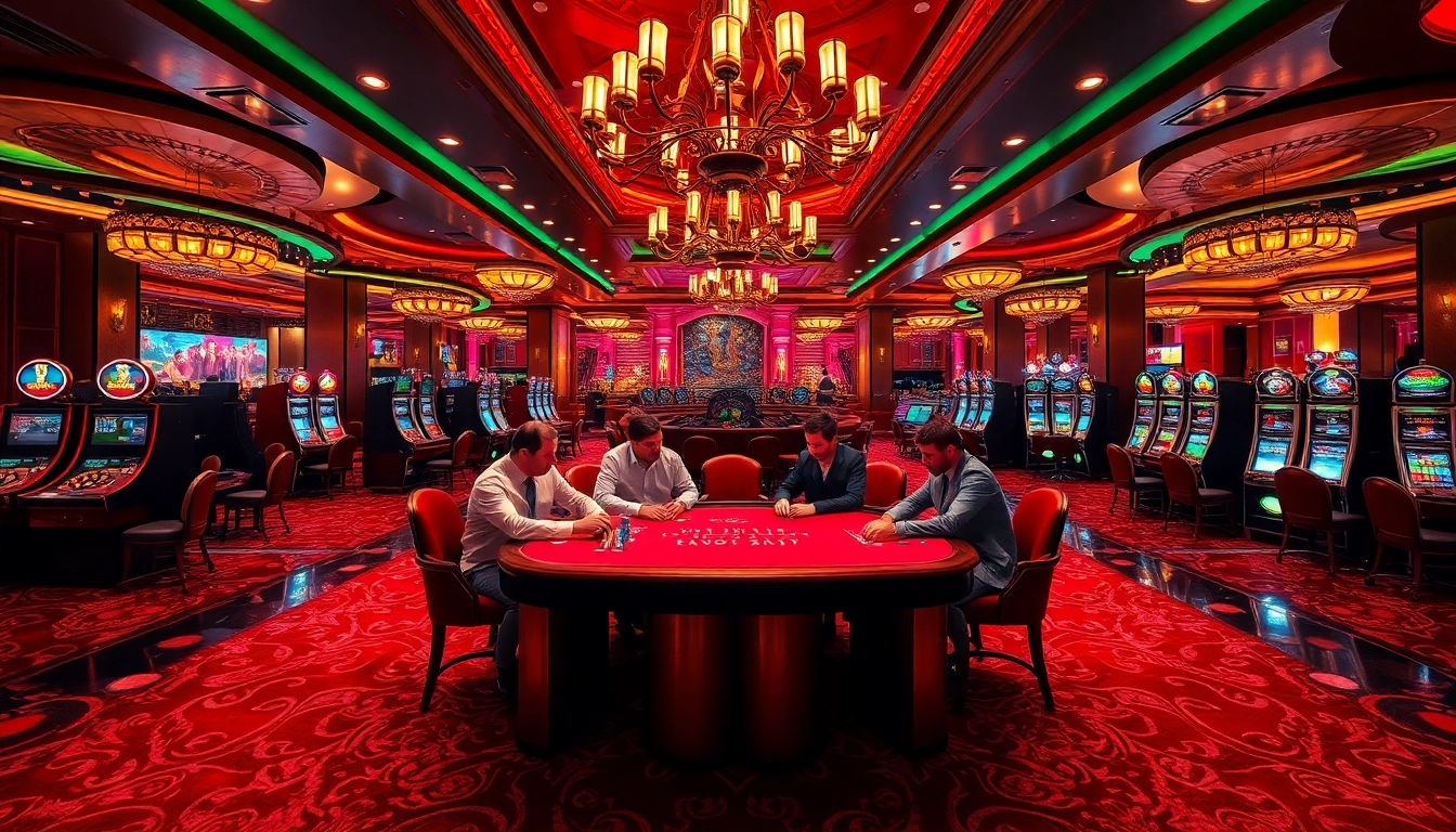 Experience thrilling gameplay at https://f8betb1.com/ with vibrant casino visuals and professional poker players.