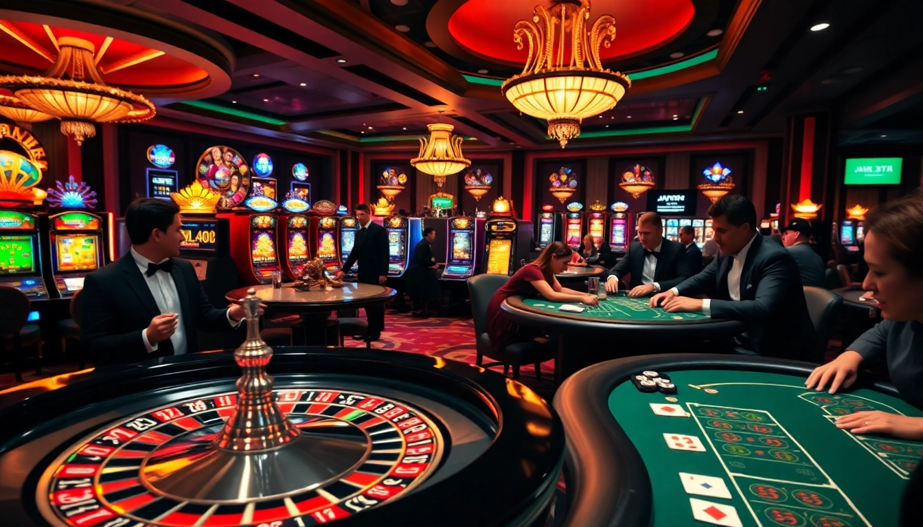 Experience thrilling gaming at JL111's lavish casino tables and slot machines.
