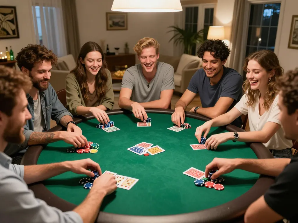 Play poker and strategize winning at https://rr88.com.se/ during a friendly home game night