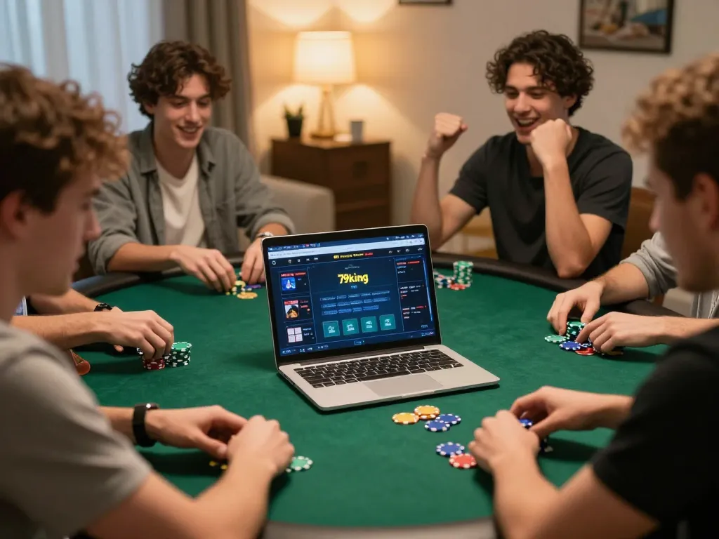 Engaging gameplay at 79king online poker, showcasing players interacting and strategies unfolding.