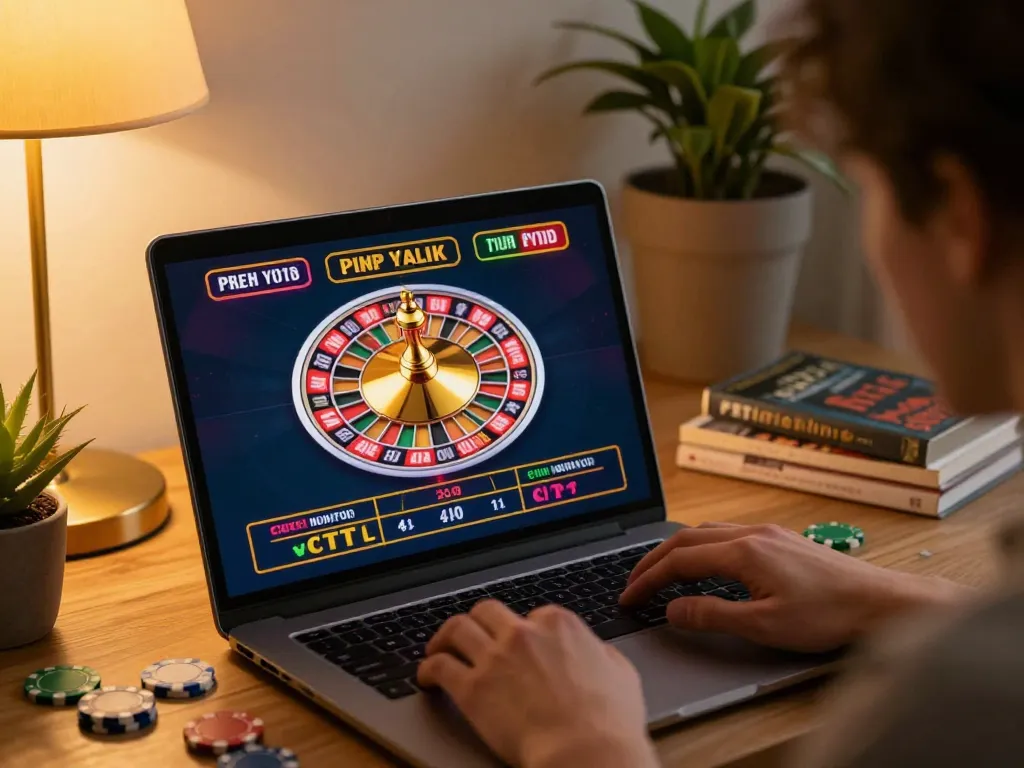Experience the excitement of online gaming on trang chủ go8 with a vibrant roulette setup.