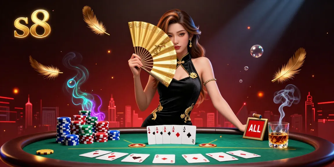 Engage with the captivating S8 online casino scene, featuring poker excitement and elegant ambiance.